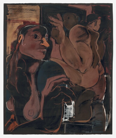 View full screen - View 1 of Lot 223. Escena en el baño.