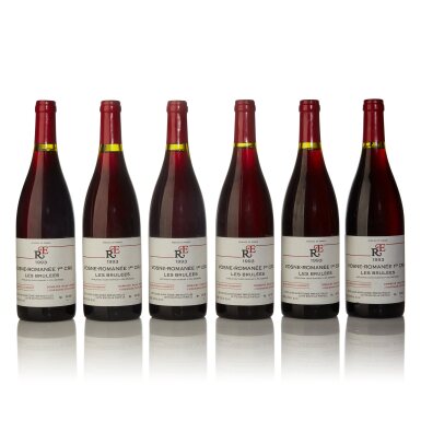 View full screen - View 1 of Lot 162. Vosne Romanée, Les Brûlées 1993 René Engel (12 BT).