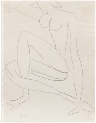 View full screen - View 1 of Lot 347. Femme assise.
