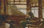 JAMES-JACQUES-JOSEPH TISSOT | Kathleen Newton in a Thames-Side Tavern