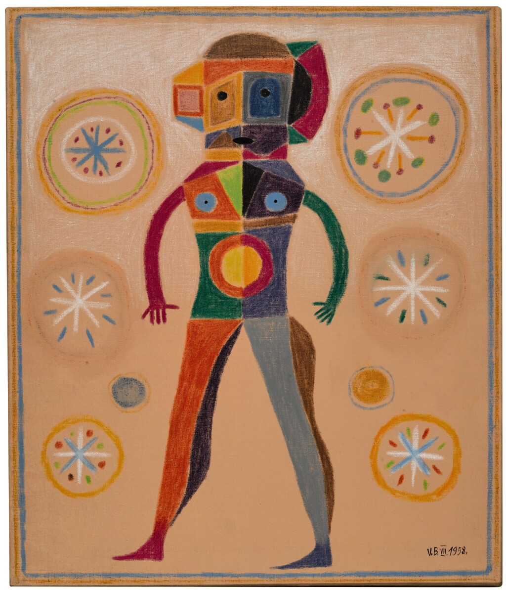 View full screen - View 1 of Lot 374. VICTOR BRAUNER | HOMME DES ÉTOILES.