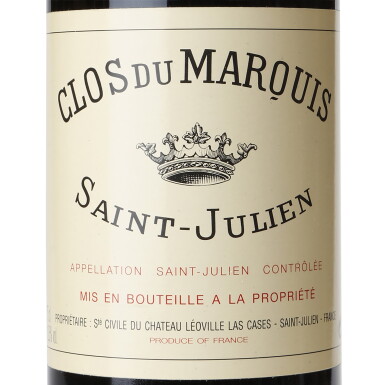 View full screen - View 1 of Lot 155. Clos du Marquis 2000 (12 BT).