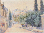 Le Village Saint Paul de Vence sous la Neige