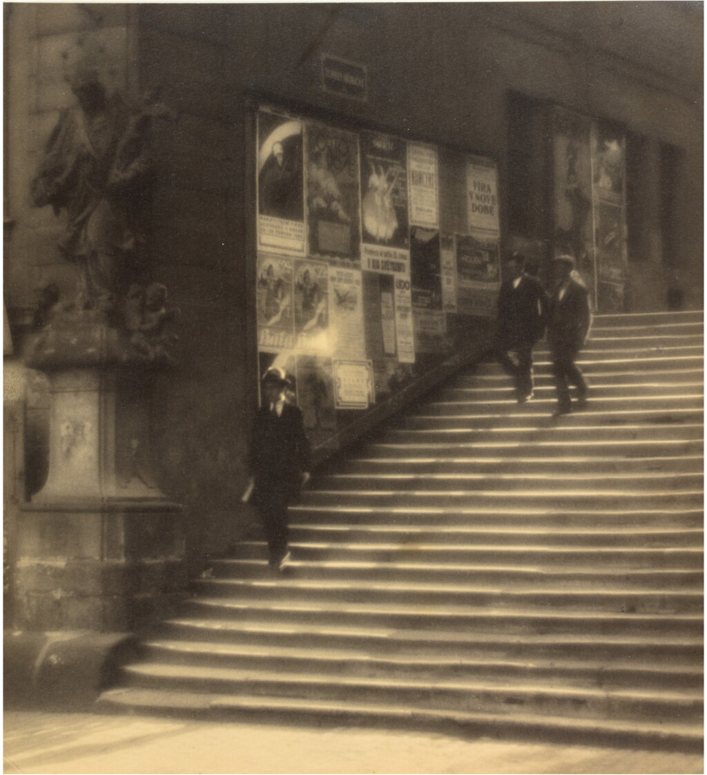 View full screen - View 1 of Lot 43. JAROMÍR FUNKE | STAIRCASE OF OLD PRAGUE.