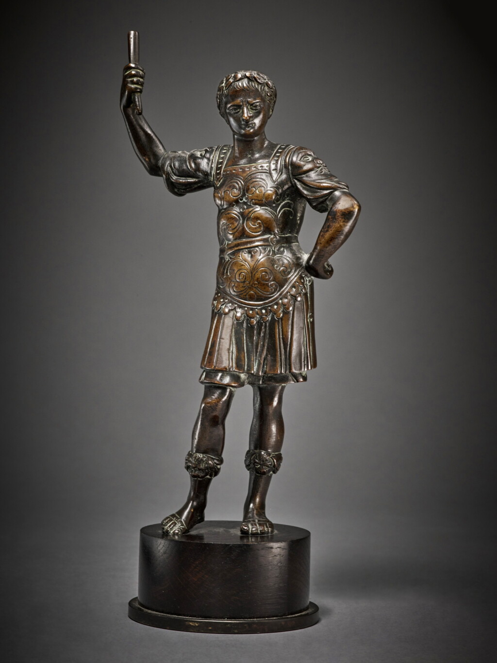 View full screen - View 1 of Lot 496. Figure of an Emperor.