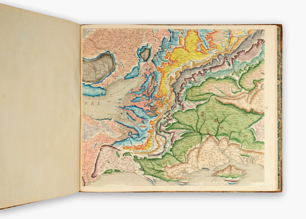 View full screen - View 1 of Lot 24. Smith, William | "The Map that Changed the World": A Delineation of the Strata of England and Wales, 1815.