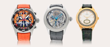 View full screen - View 1 of Lot 416. A set of three Corum wristwatches.