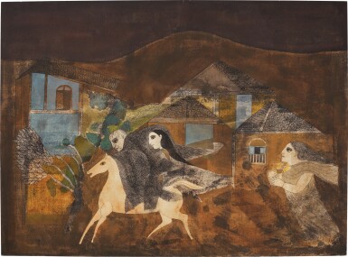 View full screen - View 1 of Lot 16. BADRI NARAYAN | THE FLIGHT .