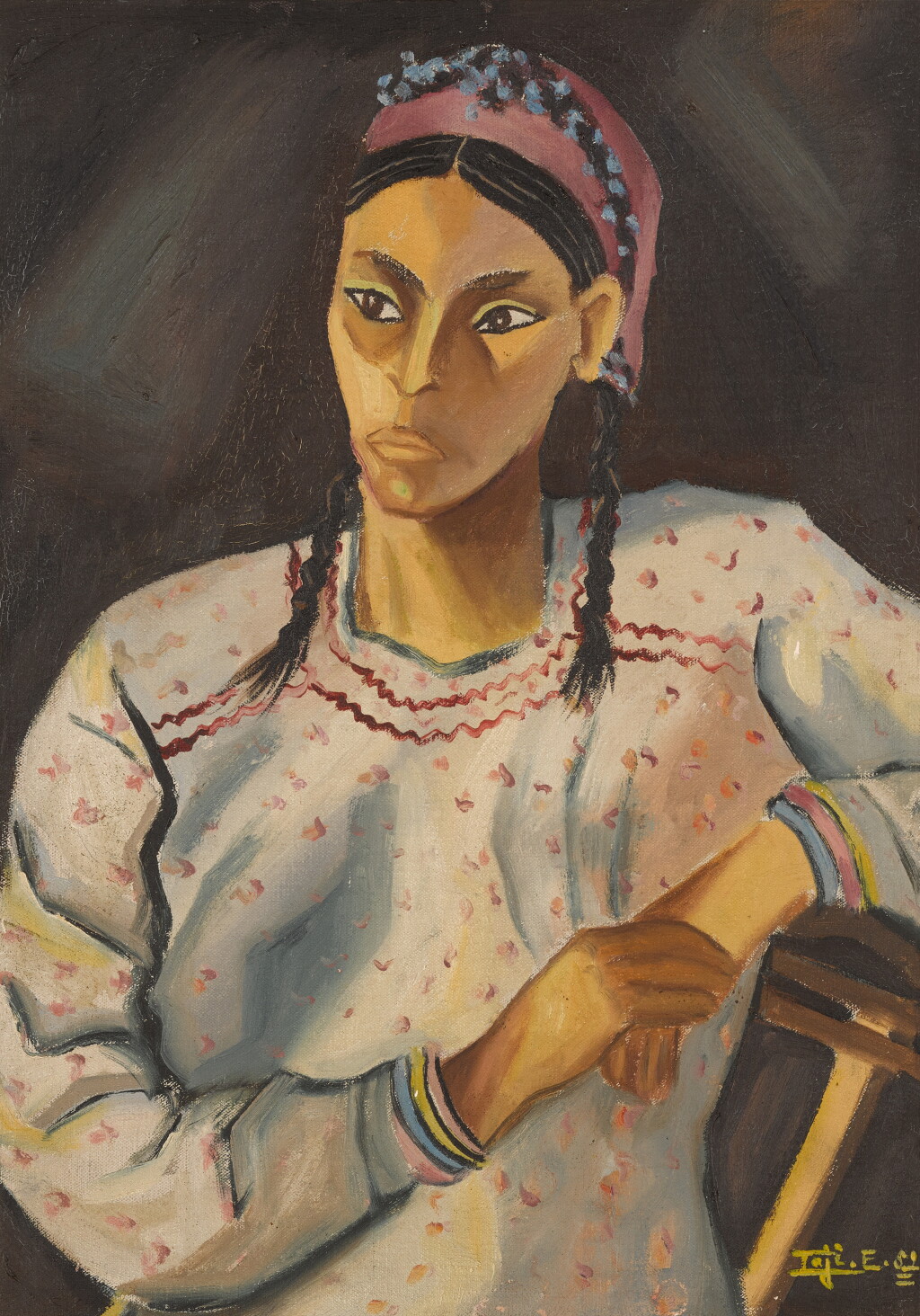View full screen - View 1 of Lot 1. Untitled (Portrait of a Woman).