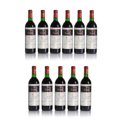 View full screen - View 1 of Lot 22. Château Mouton Rothschild 1990 (11 BT).