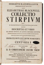 Blackwell, Elizabeth | A subscriber's copy of the expanded German edition of the first herbal illustrated by a woman
