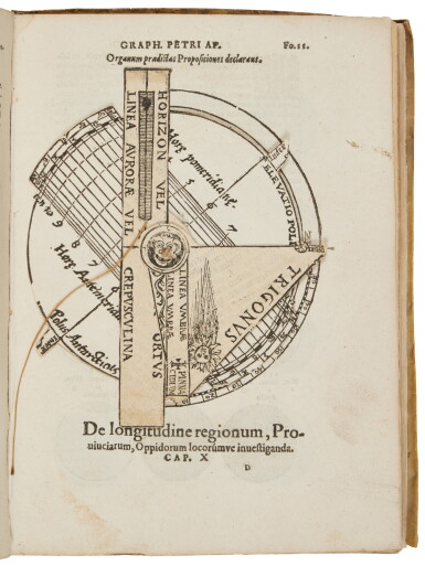 View full screen - View 1 of Lot 23. Apianus, Petrus | Two significant illustrated geographical and astronomical texts .