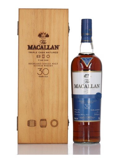 View full screen - View 1 of Lot 19. The Macallan 30 Year Old Fine Oak 43.0 abv NV (1 Bottle 75cl).