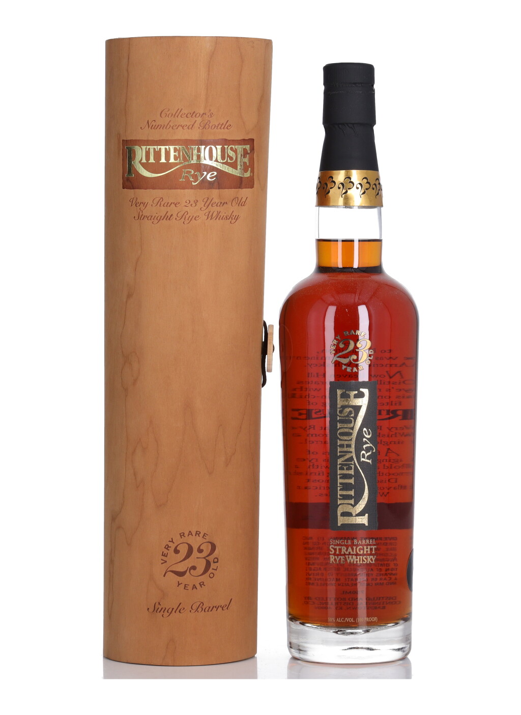 View full screen - View 1 of Lot 169. Rittenhouse Single Barrel Rye 23 Year Old 100 Proof NV (1 Bottle 75cl).
