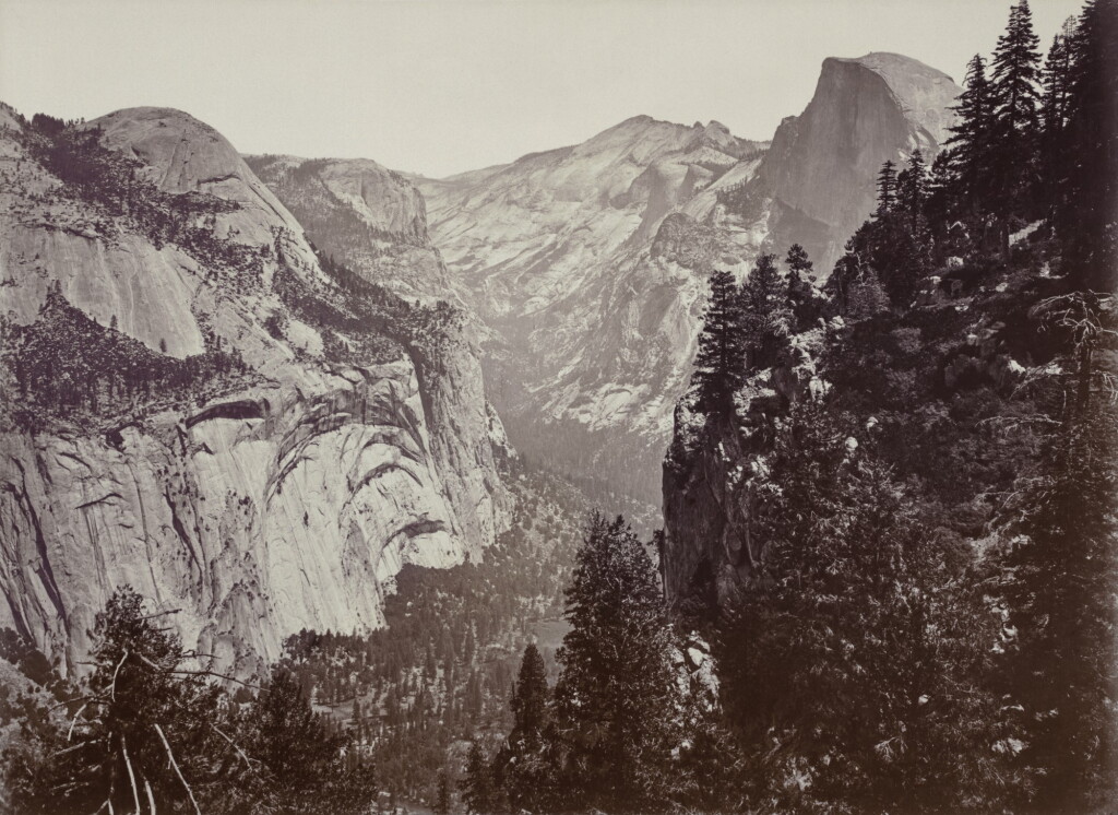 View full screen - View 1 of Lot 141. The Domes from Union Point, Yosemite.
