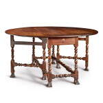 A Rare William and Mary Gateleg Table, Boston, Massachusetts, Circa 1720