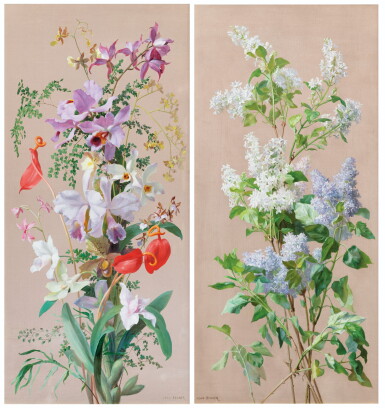 View full screen - View 1 of Lot 150. JEAN BENNER | STILL LIFES WITH FLOWERS.