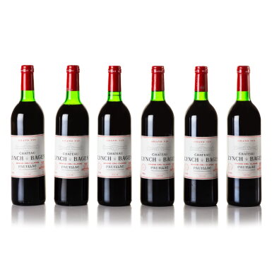 View full screen - View 1 of Lot 185. Château Lynch Bages 1986 (12 BT).