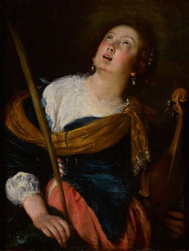 View full screen - View 1 of Lot 353. Saint Cecilia.