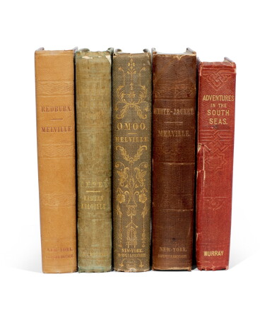 View full screen - View 1 of Lot 87. Herman Melville | A collection of five first editions, 1846-1850.
