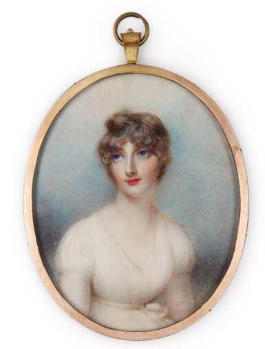View full screen - View 1 of Lot 531. Portrait of a lady, circa 1805.