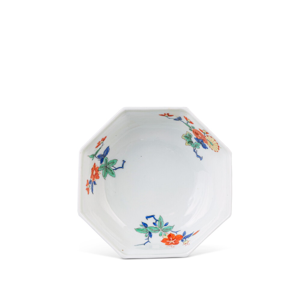 View full screen - View 1 of Lot 350. A rare Meissen porcelain Kakiemon octagonal small bowl from The Japanese Palace, circa 1730.