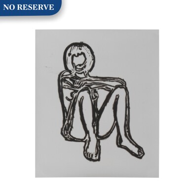 View full screen - View 1 of Lot 32. Monica Sitting Elbows on Knees.