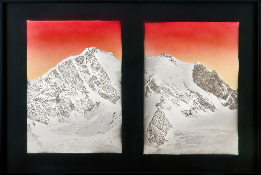 View full screen - View 1 of Lot 1142. Ed Ruscha 埃德 · 魯沙 | A Scene Through a Window 窗外景緻.