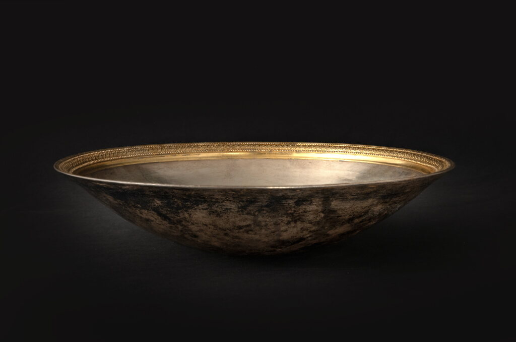 View full screen - View 1 of Lot 21. The Guennol Silver Bowl, Seleucid or Arsacid Period, circa 3rd/2nd century B.C..