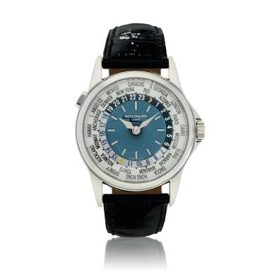 View full screen - View 1 of Lot 285. Reference 5110P A platinum automatic world time wristwatch, Circa 2001.