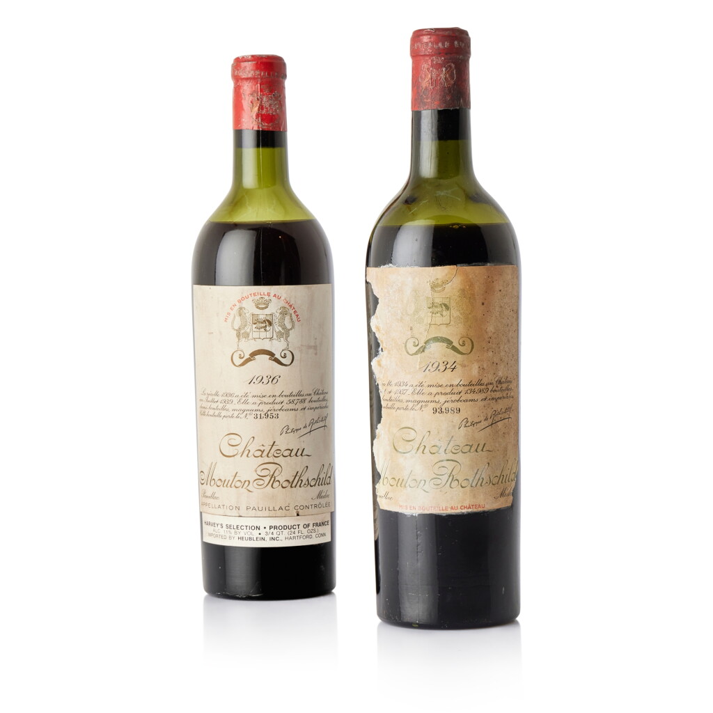 View full screen - View 1 of Lot 9019. Château Mouton Rothschild 1934 (1 BT).