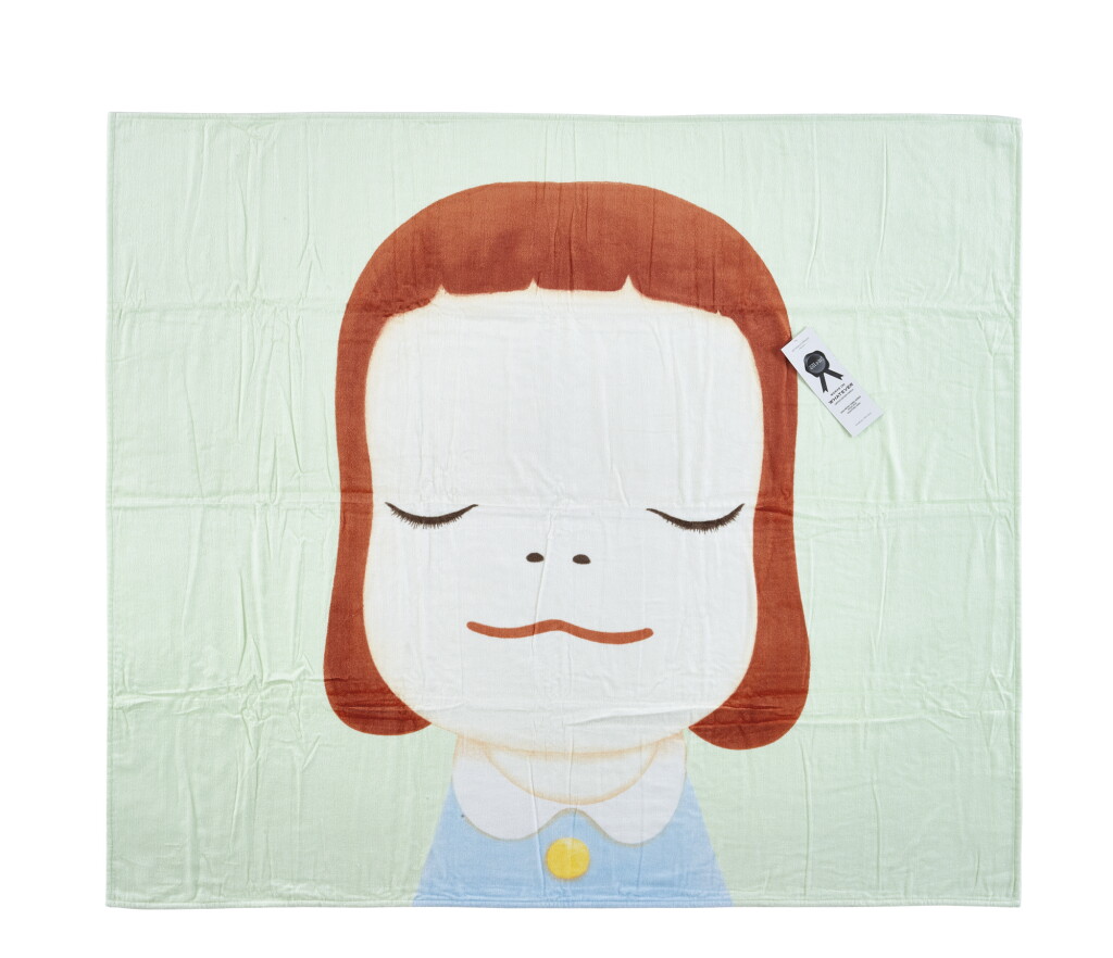 View full screen - View 1 of Lot 9590. YOSHITOMO NARA 奈良美智 | WOW PROJECT BEACH TOWEL WOW海灘大浴巾.