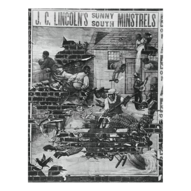 View full screen - View 1 of Lot 30. WALKER EVANS | MINSTREL SHOWBILL.
