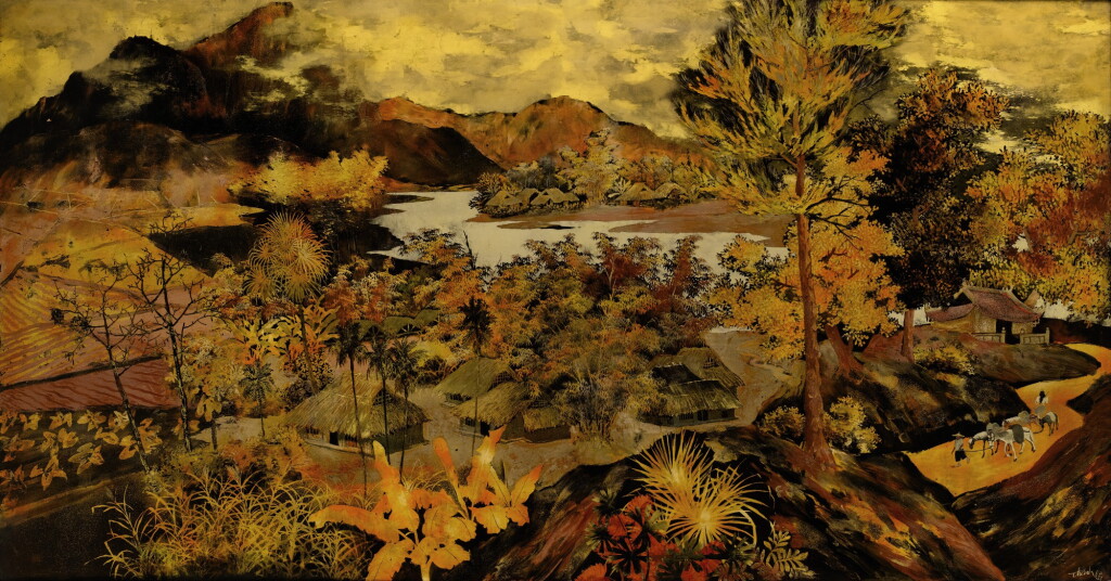 View full screen - View 1 of Lot 4506. A Landscape of North Vietnam | 越南北部風景.
