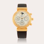 Da Vinci, Reference 3750 | A yellow gold perpetual chronograph wristwatch with moon phases and year display | Circa 2000