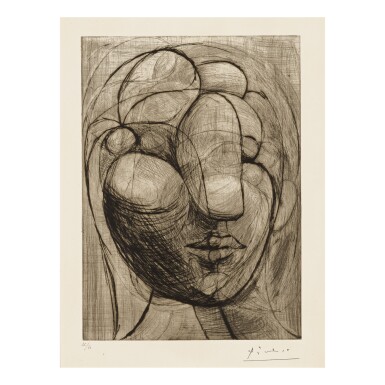 View full screen - View 1 of Lot 157. PABLO PICASSO | SCULPTURE. TÊTE DE MARIE-THÉRÈSE (B. 250; BA. 288).