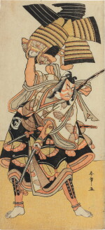Katsukawa Shunsho (1726-1792) | The actor Bando Hikosaburo IV in the role of Soga no Goro | Edo period, late 18th century