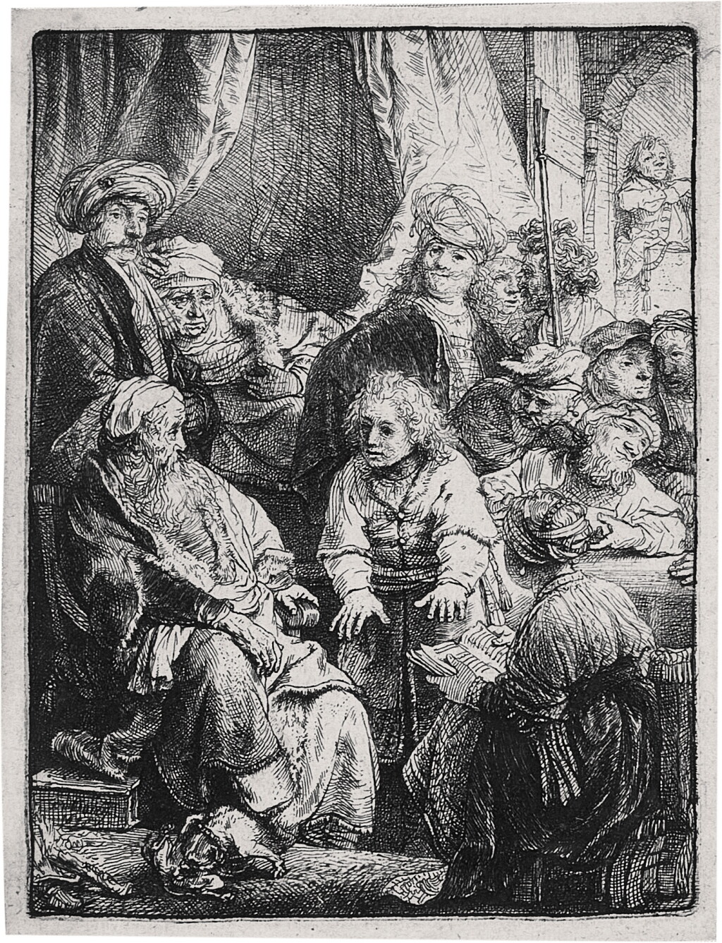 View full screen - View 1 of Lot 527. Joseph Telling His Dreams (B., Holl. 37: New Holl. 167) .