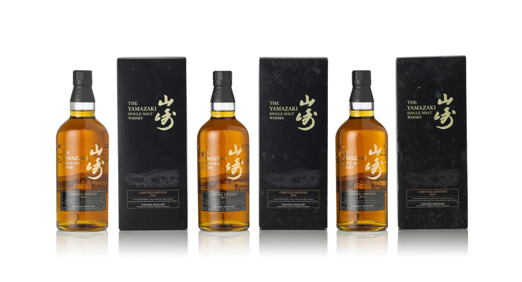 View full screen - View 1 of Lot 6081. 山崎 The Yamazaki Limited Edition Single Malt Whisky 43.0 abv 2014 (3 BT70).