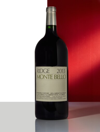View full screen - View 1 of Lot 855. Ridge Cabernet Sauvignon, Monte Bello 2013 (1 DM).