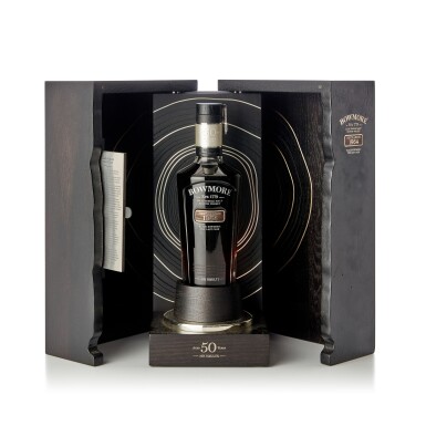 View full screen - View 1 of Lot 7855. Bowmore Black The Last Cask 50 Year Old 41.0 abv 1964 (1 BT70).