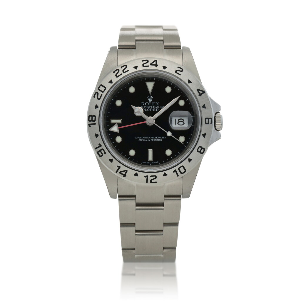 View full screen - View 1 of Lot 642. 'SRR' Explorer II, Ref. 16570 Limited edition stainless steel wristwatch with date, 24 hour indication and bracelet made for the Special Reconnaissance Regiment Circa 2007.