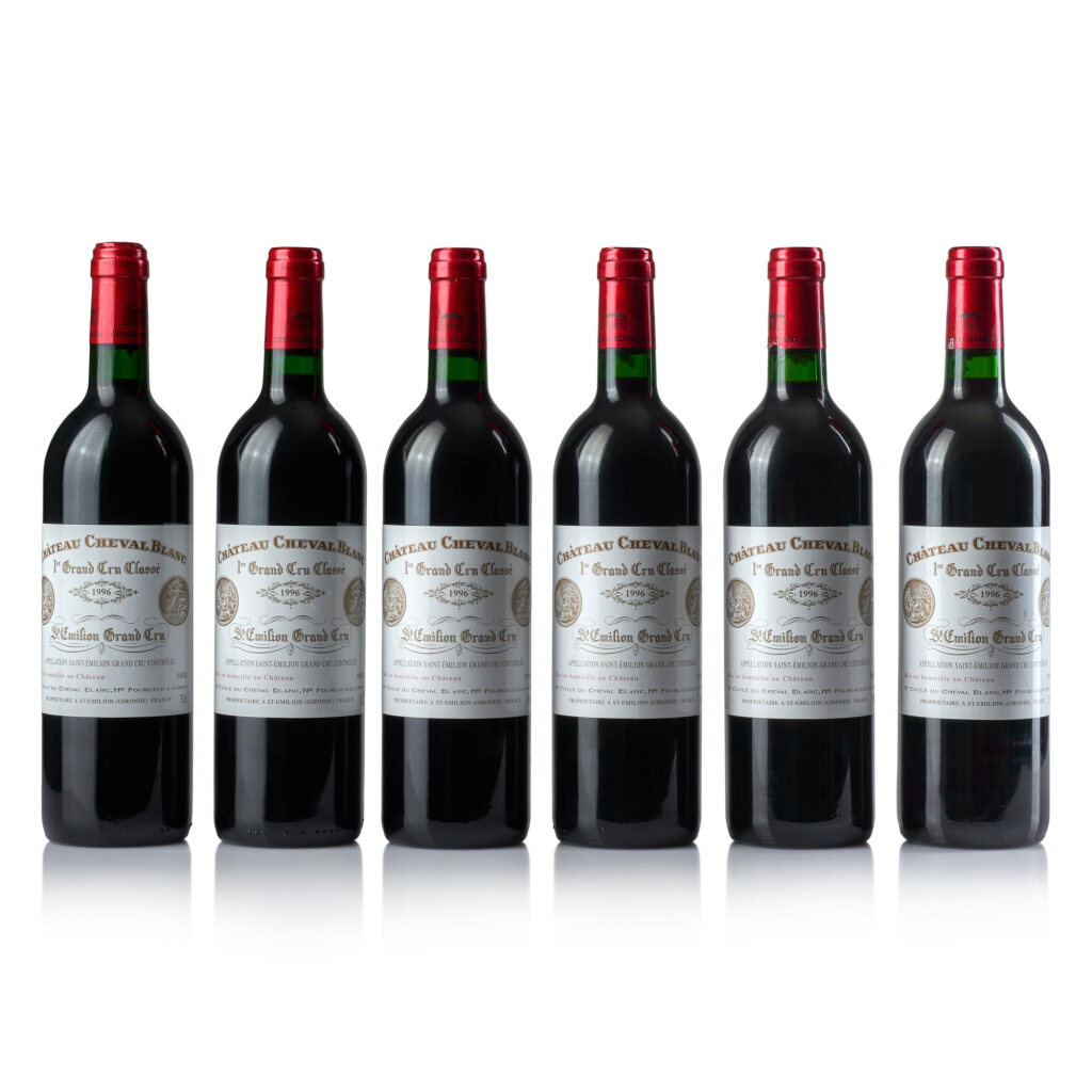 View full screen - View 1 of Lot 129. Château Cheval Blanc 1996 (12 BT).