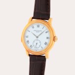 Reference 5079J | A yellow gold minute repeating wristwatch with cathedral gongs and enamel dial | Made in 2002