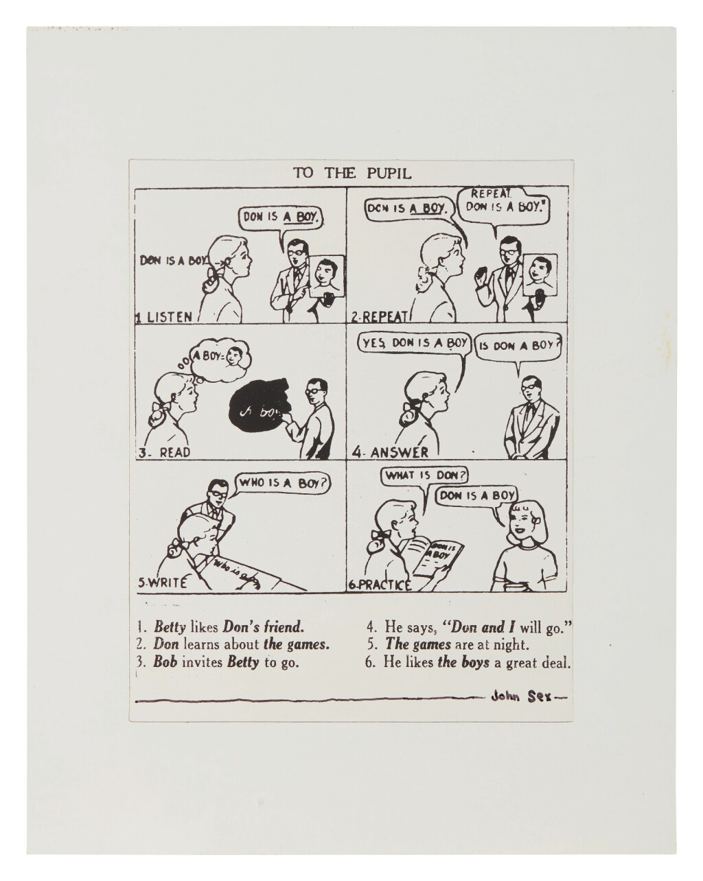 View full screen - View 1 of Lot 1048. JOHN SEX | UNTITLED.
