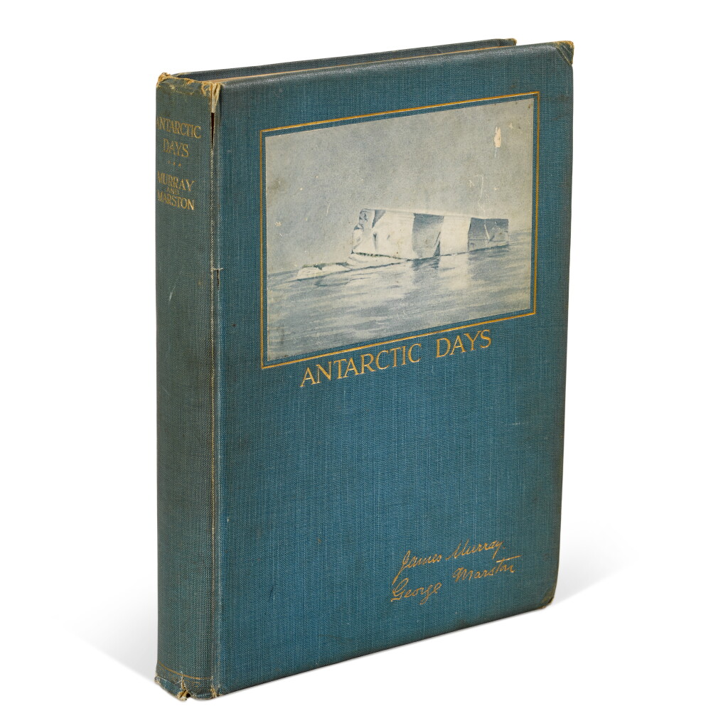 View full screen - View 1 of Lot 266. Murray and Marston | Antarctic Days, 1913, limited edition, signed by Shackleton, Murray, and Marston.