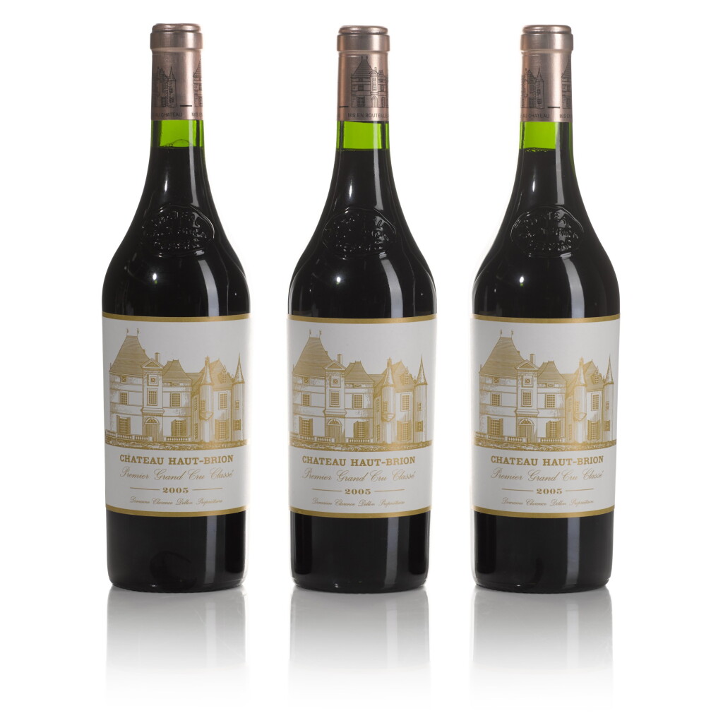 View full screen - View 1 of Lot 155. Château Haut Brion 2005 (3 BT).