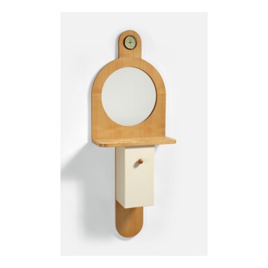 View full screen - View 1 of Lot 256. ETTORE SOTTSASS | “TEMPUS” WALL CABINET.