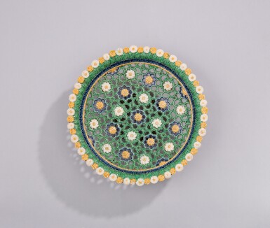 View full screen - View 1 of Lot 633. Follower of Bernard Palissy, French Normandy, Manerbe or Pré d’Auge, probaby from the ‘Maitre au Pied Ocre’ Workshop, circa 1600.