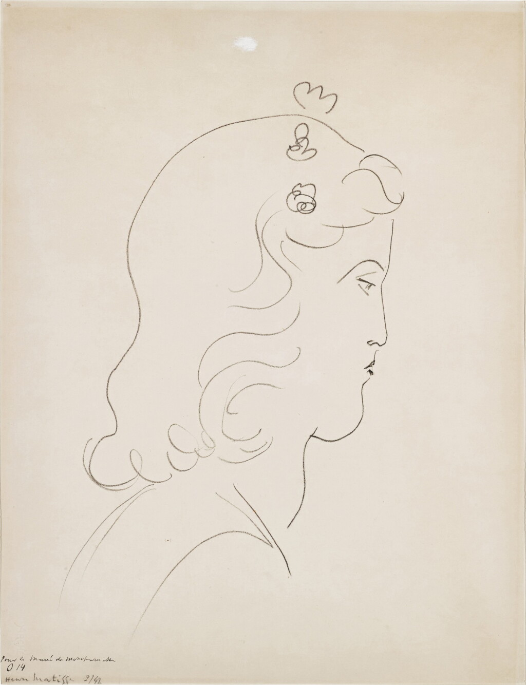 View full screen - View 1 of Lot 67. Tête de femme.
